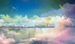 动漫风景壁纸,壁纸中的梦幻画卷
